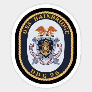 USS Bainbridge (DDG-96) wo Txt Sticker